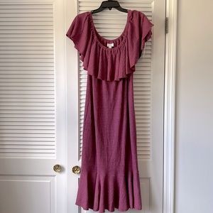 NWOT Lularoe Dark Berry Cici Dress 3XL